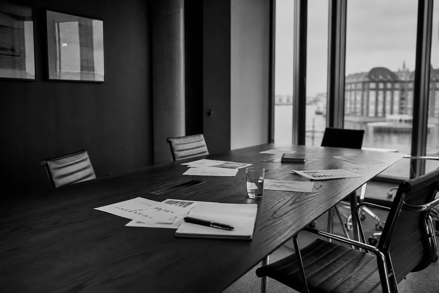 A Copenhagen boardroom after an executive working session