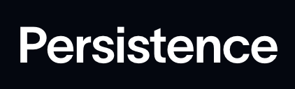 Actual Persistence documentation heading
