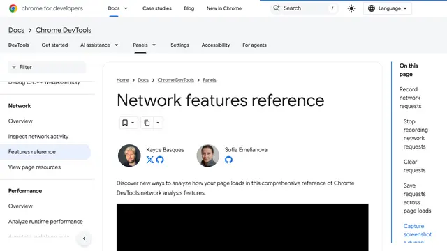 Chrome DevTools resource for preparing or reviewing a software demo.