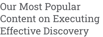 Actual heading of Force Management’s discovery resource collection